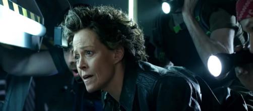 Sigourney Weaver introduced an encore stage adaptation of "Alien" by high school students. [Image Full Frontal with Samantha Bee/YouTube]