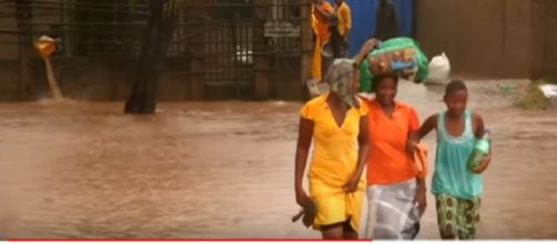 Mozambique hit by flooding in aftermath of Cyclone Kenneth. [Image source/VOA News | YouTube video]