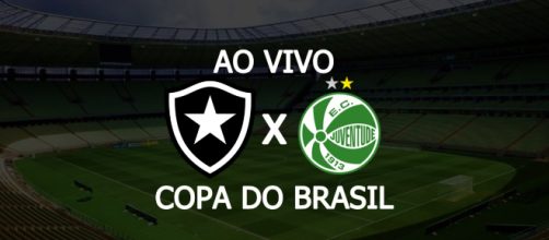 Botafogo x Juventude ao vivo (Montagem/Diogo Marcondes)