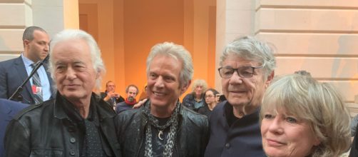 Play It Loud: Instruments of Rock & Roll Jimmy Page, Don Felder, Steve Miller, Tina Weymouth/photo via Tracey Fitzpatrick