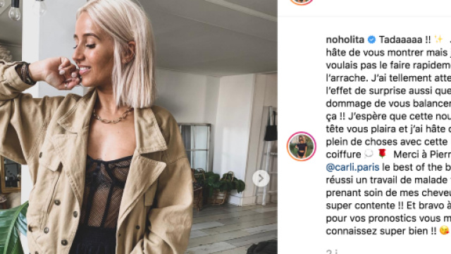 Post Instagram Noholita - Blond polaire