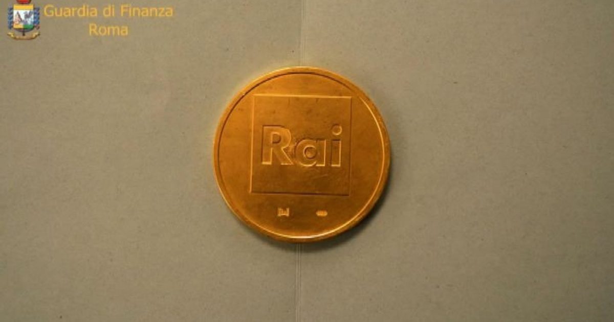 Gettoni d'oro Rai mai coniati per
