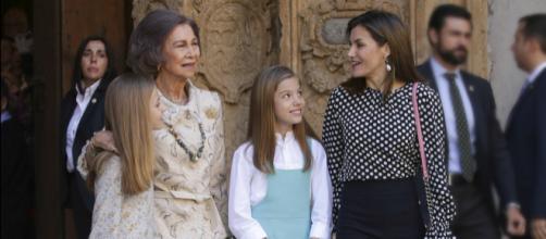 La reina Letizia repite el atuendo del día del incidente con Sofía
