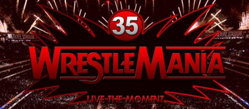 WWE WrestleMania 35 logo - 7 Avril 2019 (reddit.com)