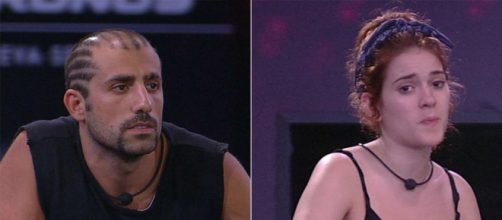 Mostrando enorme resistência, ex-participantes Kaysar e Ana Clara venceram o cansaço em busca de liderança. (Reprodução/ TV Globo)