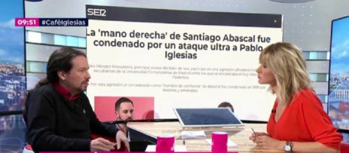 Pablo Iglesias, este viernes en 'Espejo Público'. ATRESMEDIA