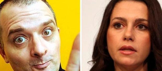 El actor Toni Albà y la política de C's Inés Arrimadas. El actor Toni Albà y la política de C's Inés Arrimadas.