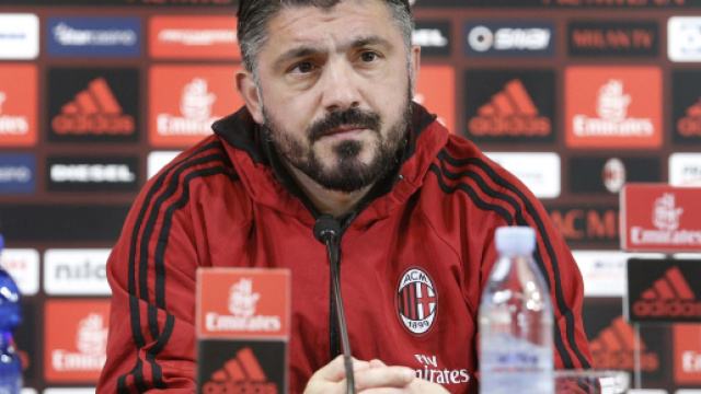 Milan in campo contro la Juventus, parla Gattuso