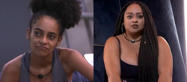 Rízia e Gabriela do BBB19 estão na berlinda (Reprodução/TV Globo) Rízia e Gabriela do BBB19 estão na berlinda (Reprodução/TV Globo)