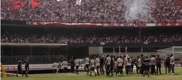 Torcida compareceu em peso ao Morumbi. (Divulgação/Rubens Chiri/SPFC) Torcida compareceu em peso ao Morumbi. (Divulgação/Rubens Chiri/SPFC)