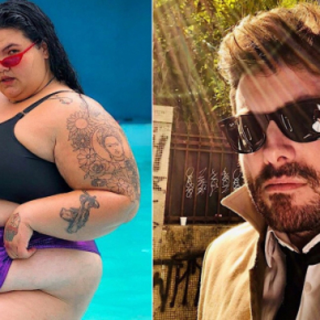 Thais não gostou de comentário de Danilo e rebateu. (Reprodução/ Instagram/@thaiiscarlaoficial/@danilogentili)