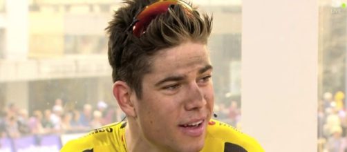 Wout Van Aert al termine del Giro delle Fiandre