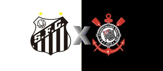Santos e Corinthians ao vivo na TV fechada. (Fotomontagem/Diogo Marcondes) Santos e Corinthians ao vivo na TV fechada. (Fotomontagem/Diogo Marcondes)