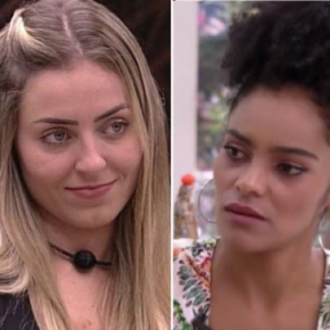 Gabi, Paula e Rodrigo no BBB19. (Fotomontagem/ TV Globo)