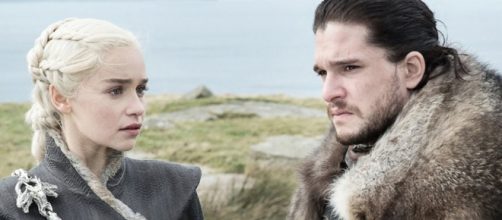 Daenarys e Jon Snow em cena de 'Game of Thrones'. (Divulgação/HBO)