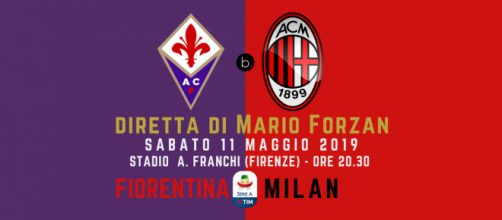 Serie A: Fiorentina - Milan sabato 11 Maggio 2019 ore 20.30