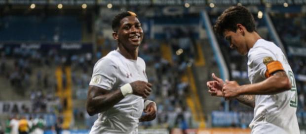 Pedro pode fazer nova dança com Gonzalez no clássico de sábado. (Divulgação/Lucas Merçon/Fluminense) Pedro pode fazer nova dança com Gonzalez no clássico de sábado. (Divulgação/Lucas Merçon/Fluminense)