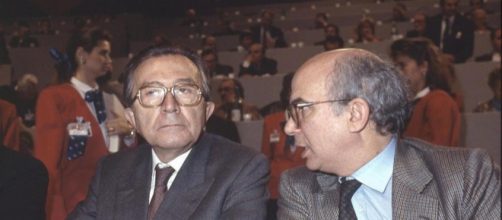 Paolo Cirino Pomicino insieme a Giulio Andreotti ai tempi d'oro della Dc