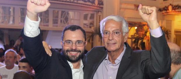Mário Bittencourt e Celso Barros: unidos nas eleições do Fluminense. (Divulgação/Armando Paiva/Tantas Vezes Campeão) Mário Bittencourt e Celso Barros: unidos nas eleições do Fluminense. (Divulgação/Armando Paiva/Tantas Vezes Campeão)