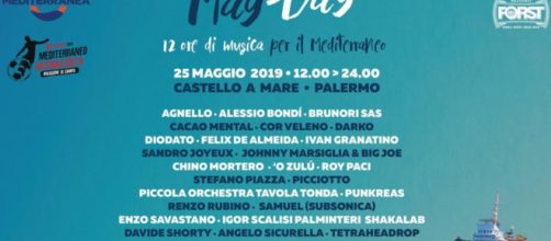 Locandina del MayDay 2019 a Palermo