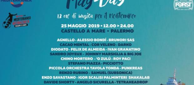 Locandina del MayDay 2019 a Palermo Locandina del MayDay 2019 a Palermo