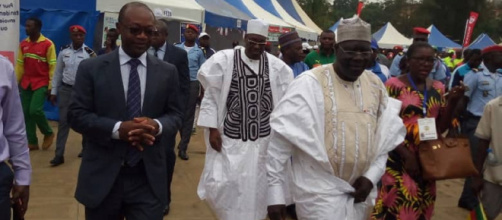 Le Ministre de la Jeunesse et de l'Education Civique Mounouna Foutsou