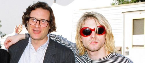Danny Golderg, manager dei Nirvana, insieme a Kurt Cobain