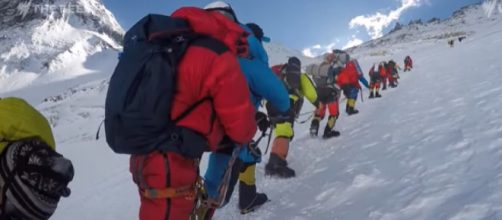 Everest Sherpas: 'They're not heroes. They're rockstars.' [Image source/The Feed YouTube video]