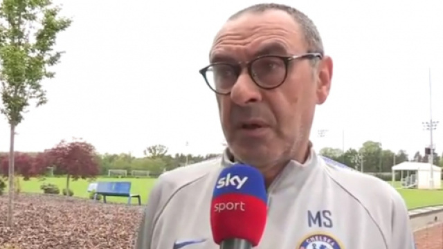 Maurizio Sarri, allenatore del Chelsea (foto: sport.sky.it).