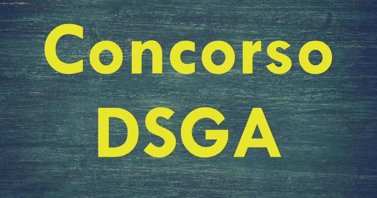 Concorso Dsga: Domande Pubblicate Online, Ogni Risposta Esatta ...