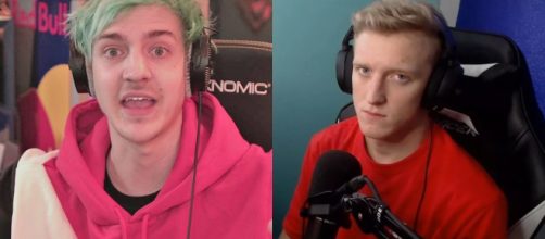 Ninja talks about the Tfue controversy. Image Credit: Own work (created in Photoshop using screenshots - Ninja's and Tfue's live streams)