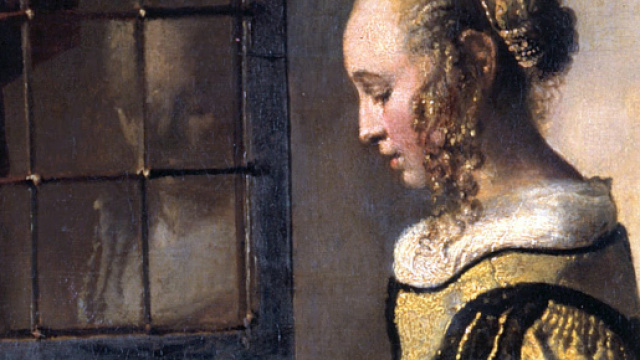&lsquo;Donna che legge una lettera davanti alla finestra aperta&rsquo;, Johannes Vermeer