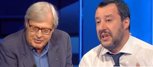 Vittorio Sgarbi prende le parti di Salvini nelle querelle con la Chiesa.
