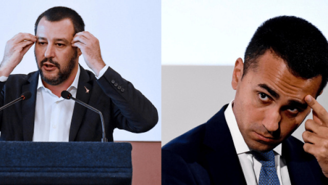 Matteo Salvini e Luigi Di Maio.