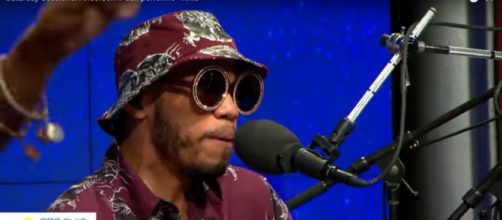 Anderson .Paak went from the groove of 'Tints' to subtle romance in his 'Saturday Sessions' set. [Image source: BSThisMorning-YouTube]