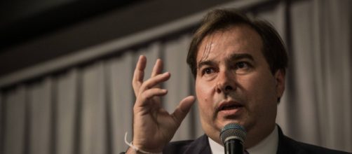 Rodrigo Maia (DEM-RJ) foi o "destaque" da manifestação deste domingo no Rio de Janeiro. (Arquivo Blasting News)