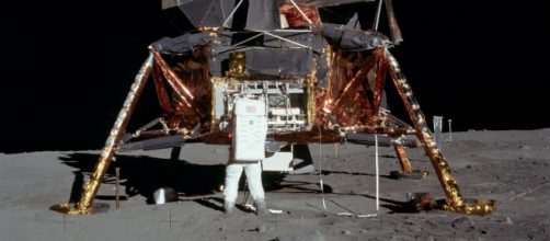 Há 50 anos, nave Apollo 11 pousou na Lua. (Reprodução/Wikimedia Commons)