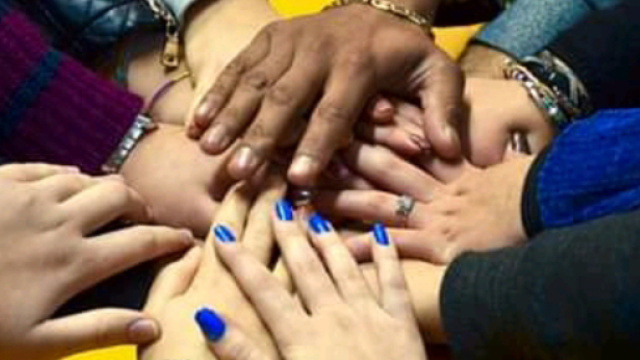 Locandina "Borderless". Incontro di integrazione.