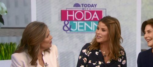 Former first lady Laura Bush stopped by Today with some honest love for Jenna Bush Hager. [Image source: TODAY-YouTube]