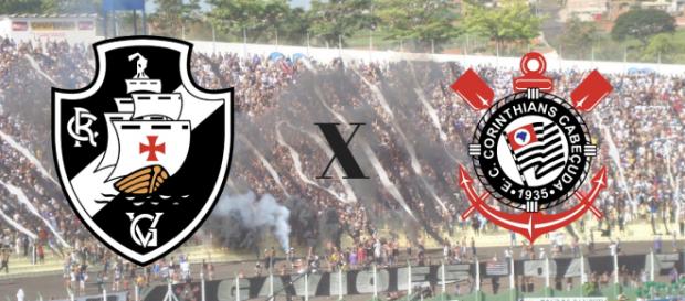 Vasco x Corinthians ao vivo terá transmissão do Premiere para todo Brasil. (Arte/ Gabriel Alvesbre) Vasco x Corinthians ao vivo terá transmissão do Premiere para todo Brasil. (Arte/ Gabriel Alvesbre)