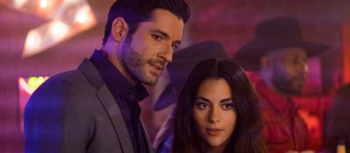 Lucifer and Eve return to Hell in the season 4 finale. [Image Source: Lucifer Facebook page]