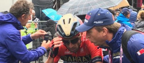 Vincenzo Nibali è secondo in classifica al Giro d'Italia