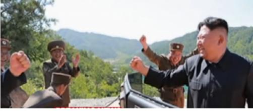 North Korea launches first successful intercontinental ballistic missile test. [Image source/ABC News YouTube video]