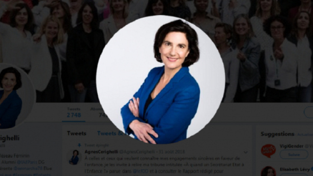 Agnès Cerighelli doit sa notoriété à ses propos homophobes postés sur Twitter.