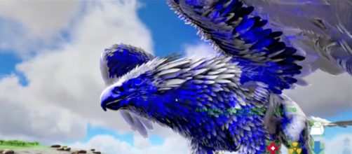 An Ascended Celestial Griffin in ARK. [Image source: KingDaddyDMAC/YouTube]