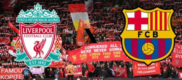 Liverpool x Barcelona: transmissão ao vivo na TNT e no Facebook. (Reprodução/ Montagem) Liverpool x Barcelona: transmissão ao vivo na TNT e no Facebook. (Reprodução/ Montagem)