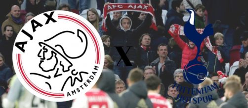 Ajax x Tottenham terá transmissão ao vivo na TV e na internet, nesta quarta (8) às 16h. (Fotomontagem)