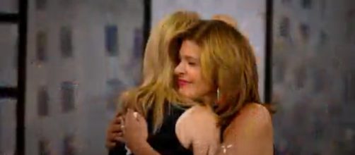 Kathie Lee Gifford and Hoda Kotb get to share hugs and baby joy with Hope Catherine during special visit. - [TODAY / YouTube screencap]