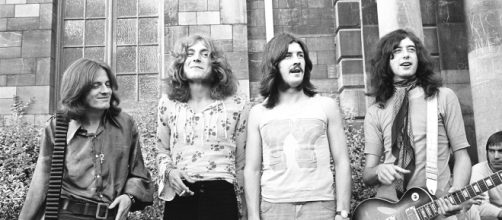 Led Zeppelin: da sinistra John Paul Jones, Robert Plant, John Bonham e Jimmy Page