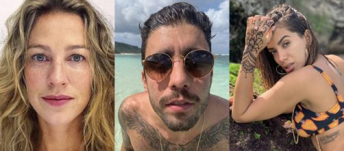 Dois meses após se separar de Luana Piovanni, Pedro Scooby começa namoro com Anitta. (Reprodução/Instagram @luapio/@pedroscooby/@anitta)